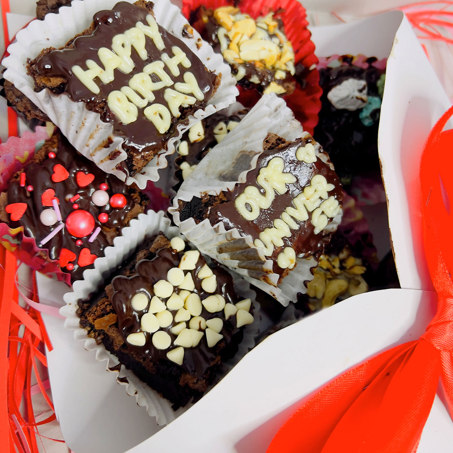 Chocolate Brownie Bouquet - 16x Assorted Brownies — image 5
