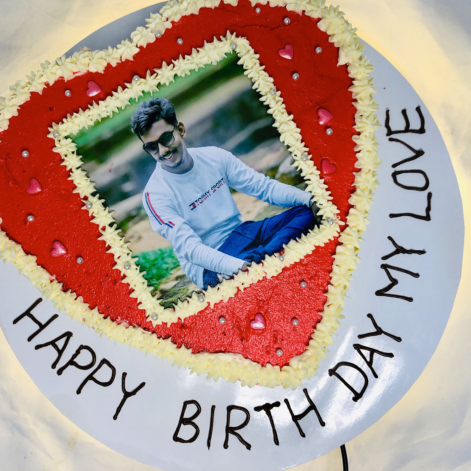 Photo Printed Cake - non edible gallery image