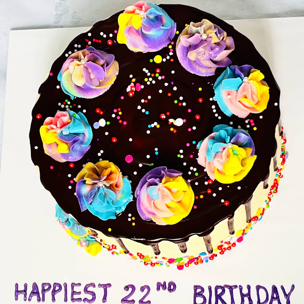 Unique Birthday Cake - 1kg gallery image