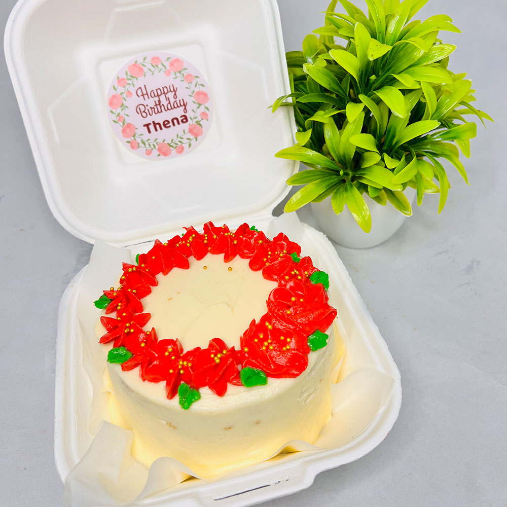 Scarlet Wreath Bento Cake gallery image