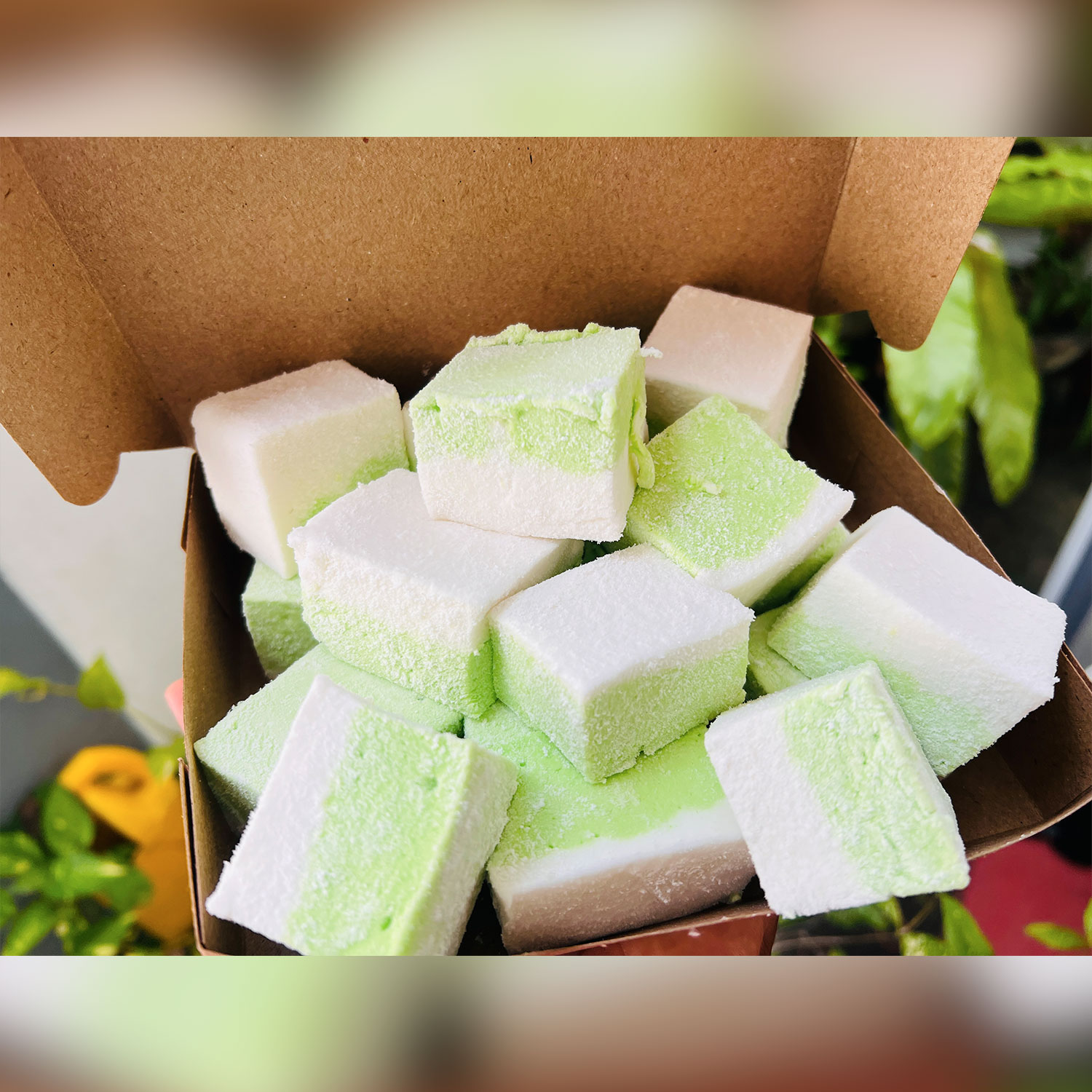 Home made Green Marshmallow - 30pcs — image 5