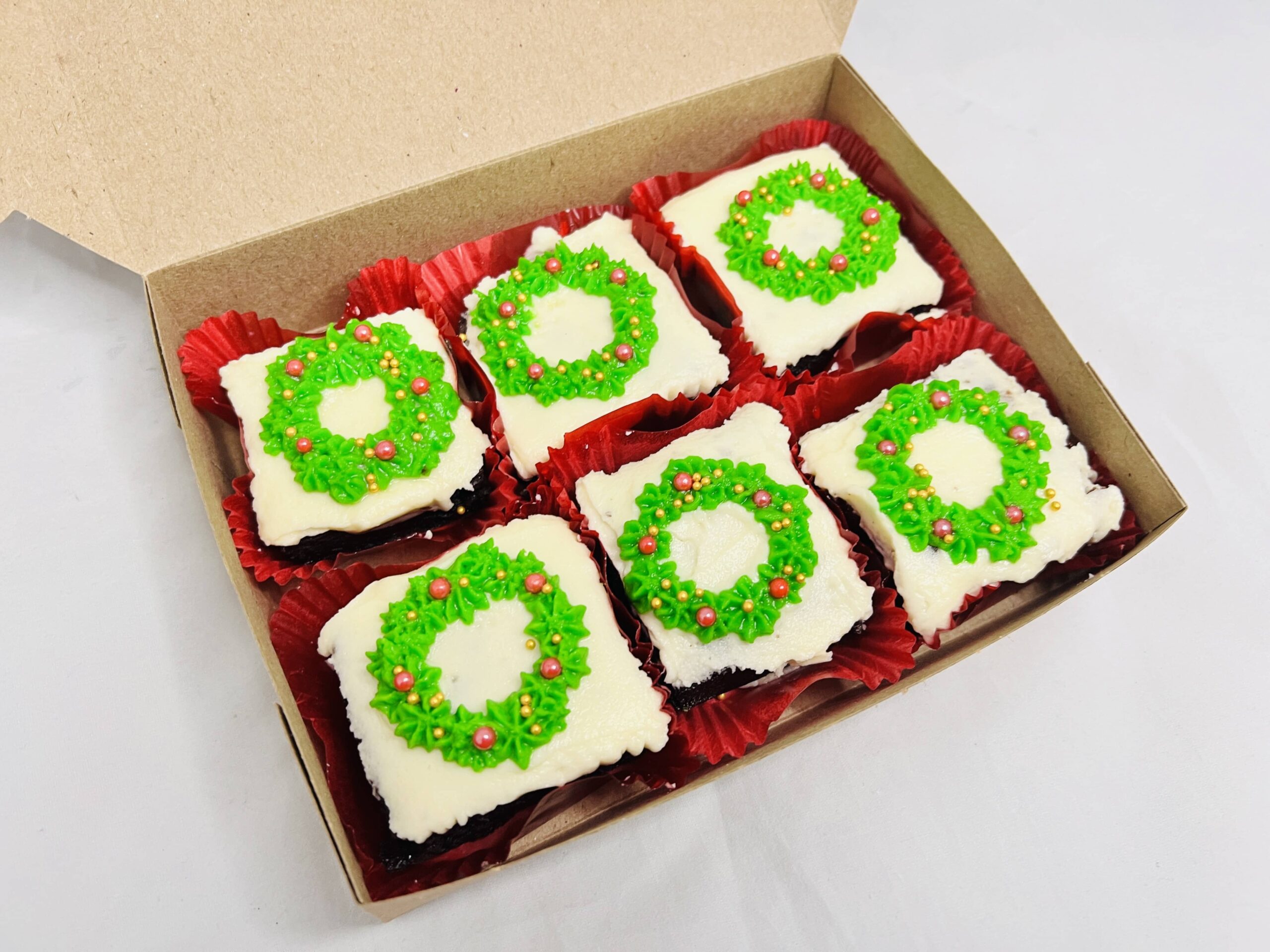 Christmas Themed Brownies - Gift Box - 6x Assorted Brownies — image 6