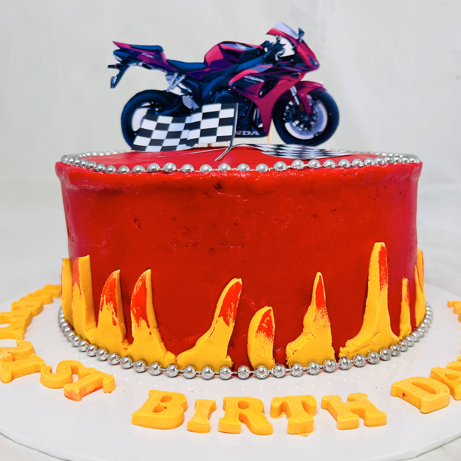Biker Themed Birthday Cake - 1.5kg gallery image