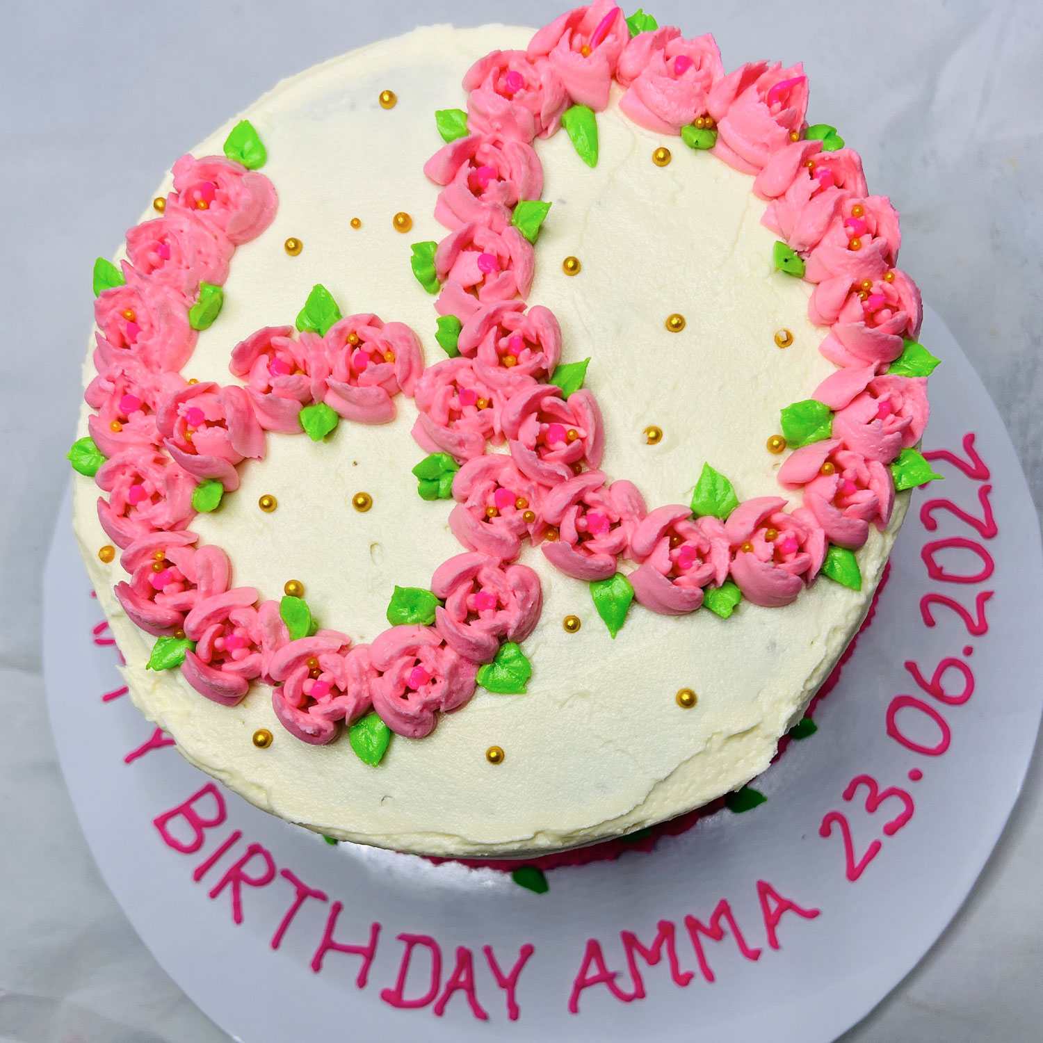 60 Years Birthday Cake - Customizable & Unique Designs - Order Online gallery image