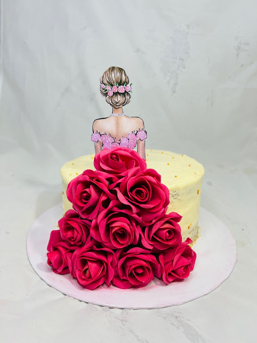 Three layer Puberty ceremony Cake