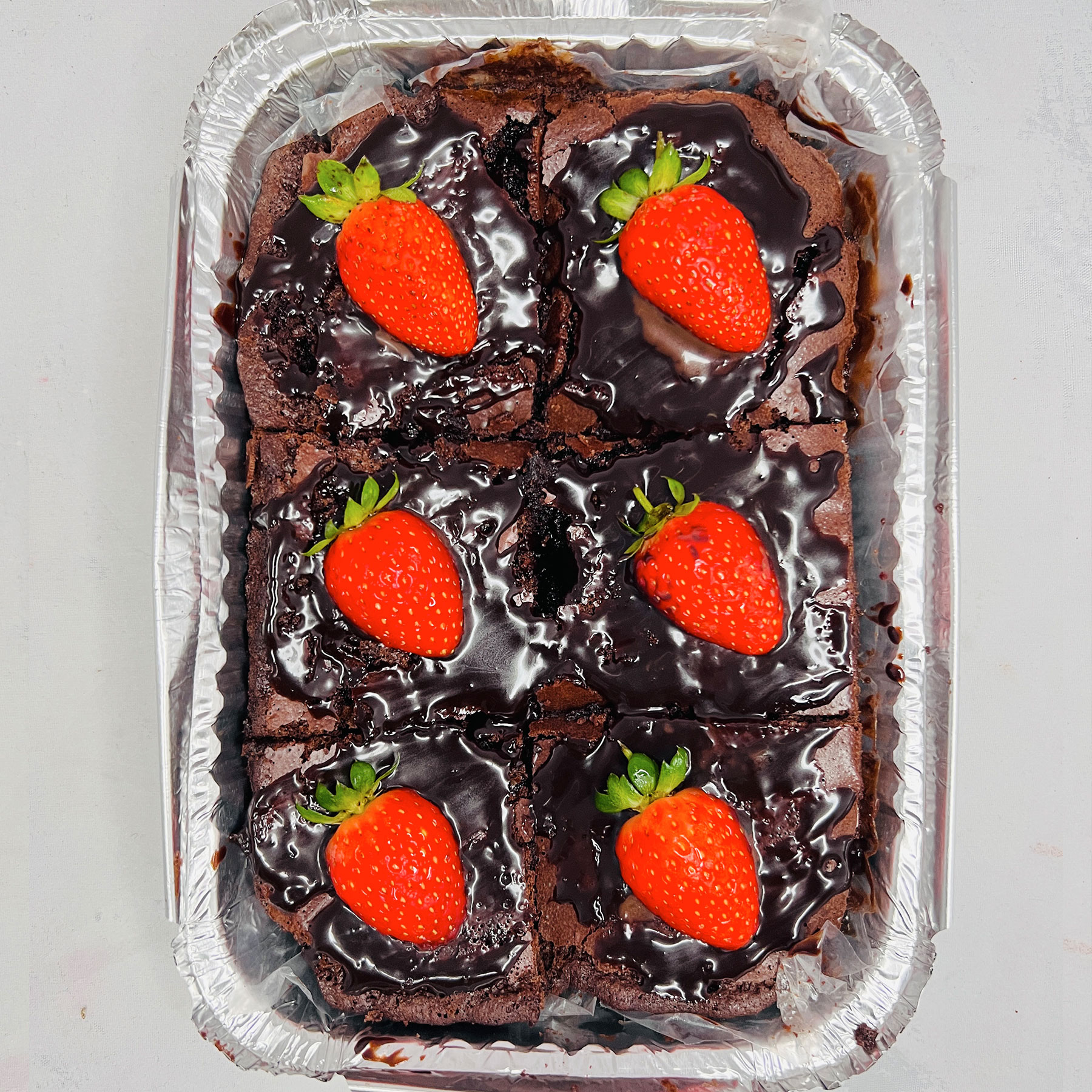 Strawberry Topped Brownies - 500g gallery image