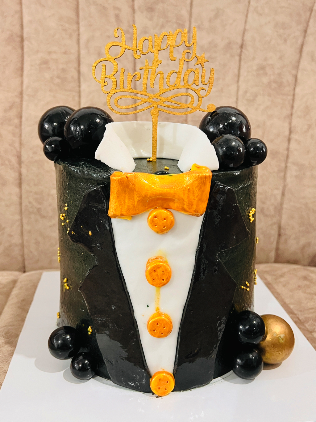 Tuxedo - Themed Birthday Cake | Elegant & Stylish Cake Design for Special Occasions