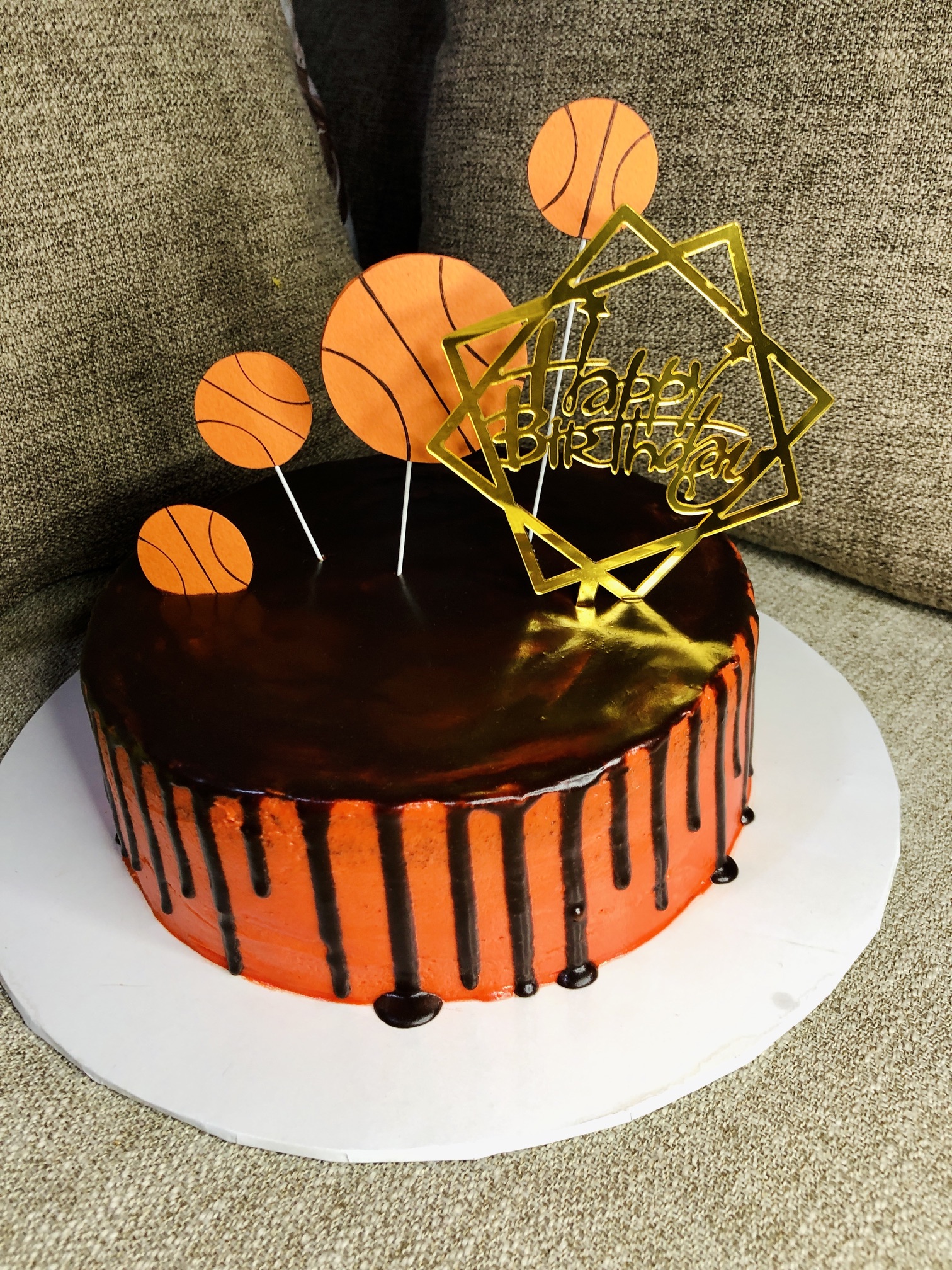 Basketball Themed Cake