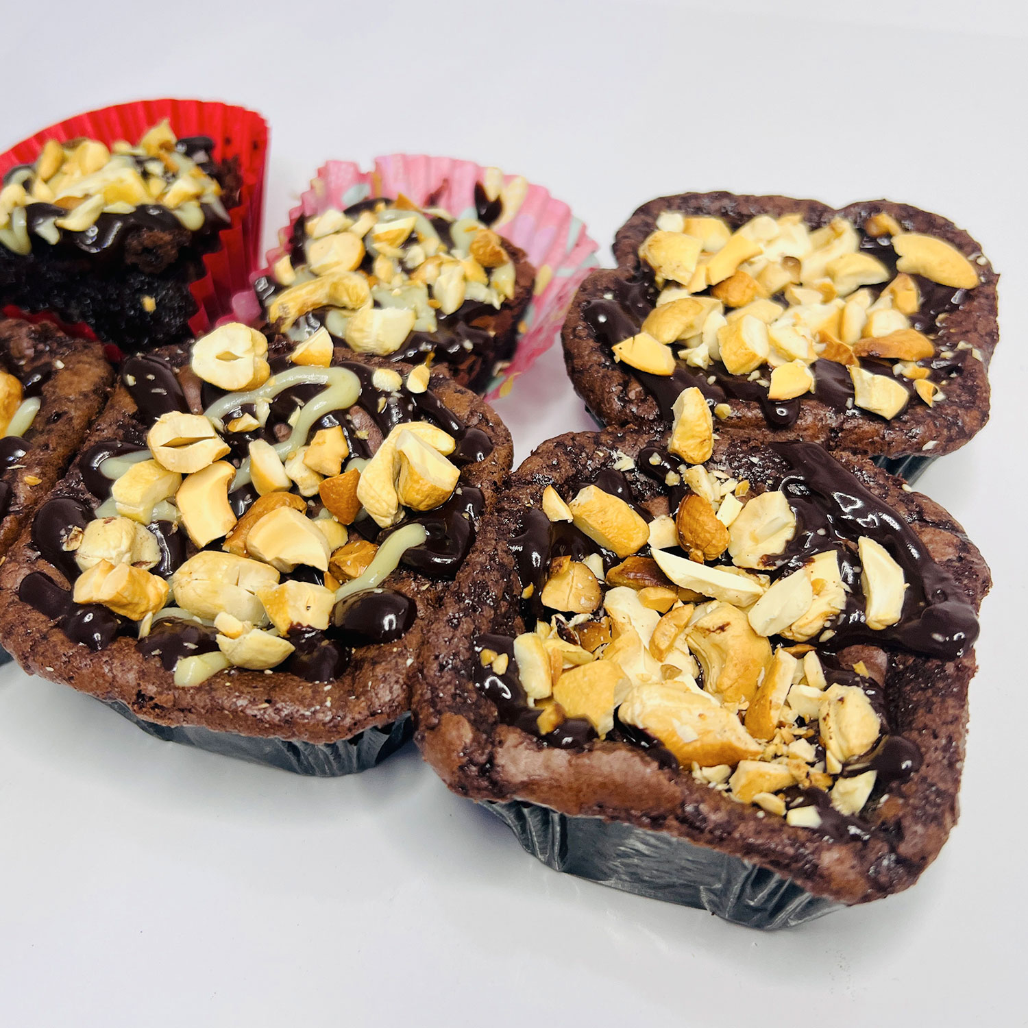 Brownies with Cashew nut topping - 6x Assorted Brownies — image 5