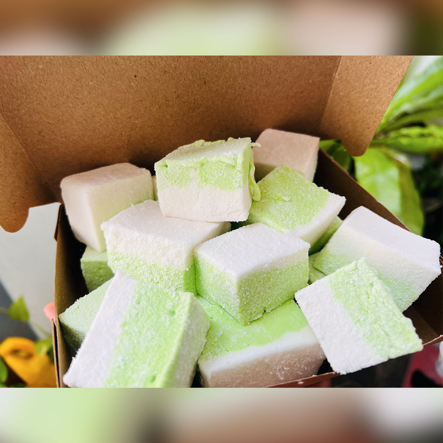 Home made Green Marshmallow - 30pcs gallery image