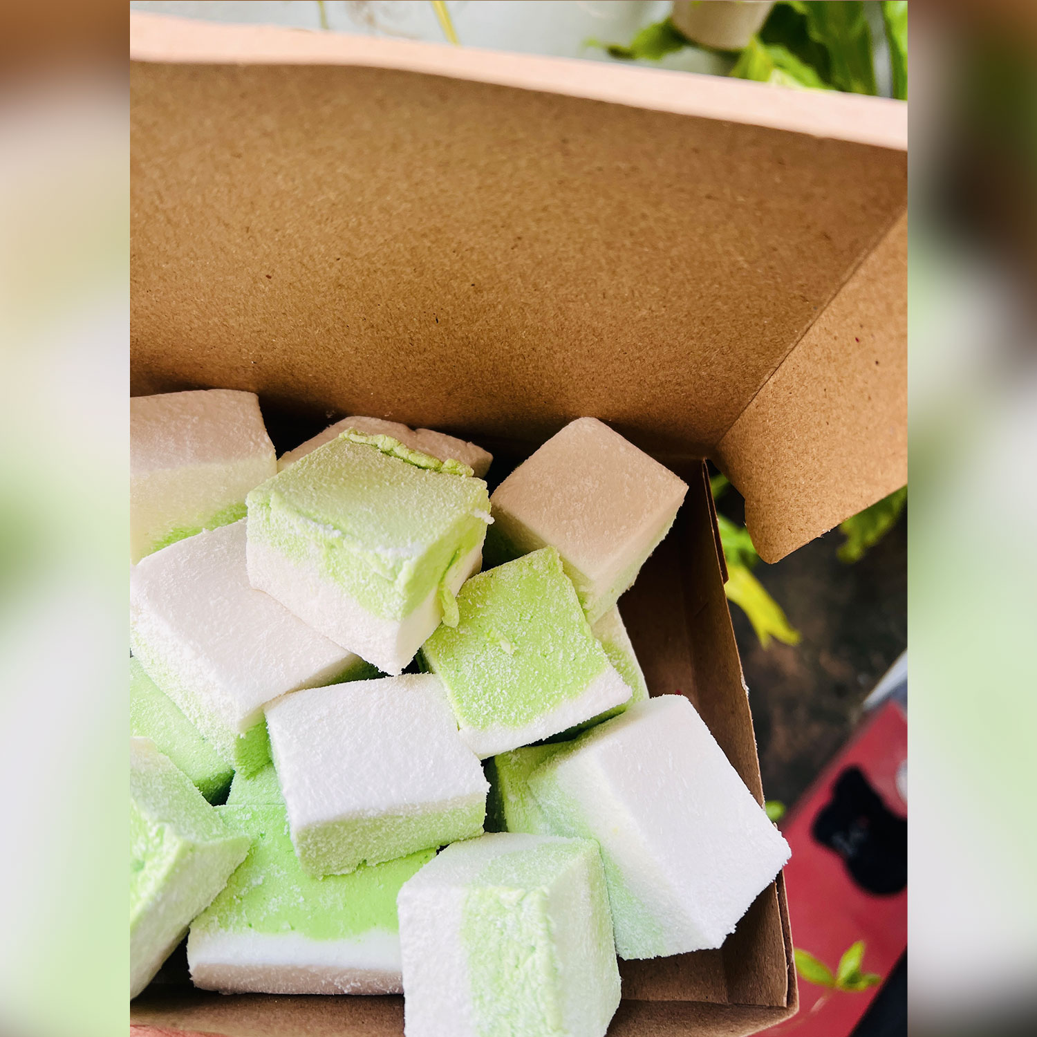 Home made Green Marshmallow - 30pcs gallery image