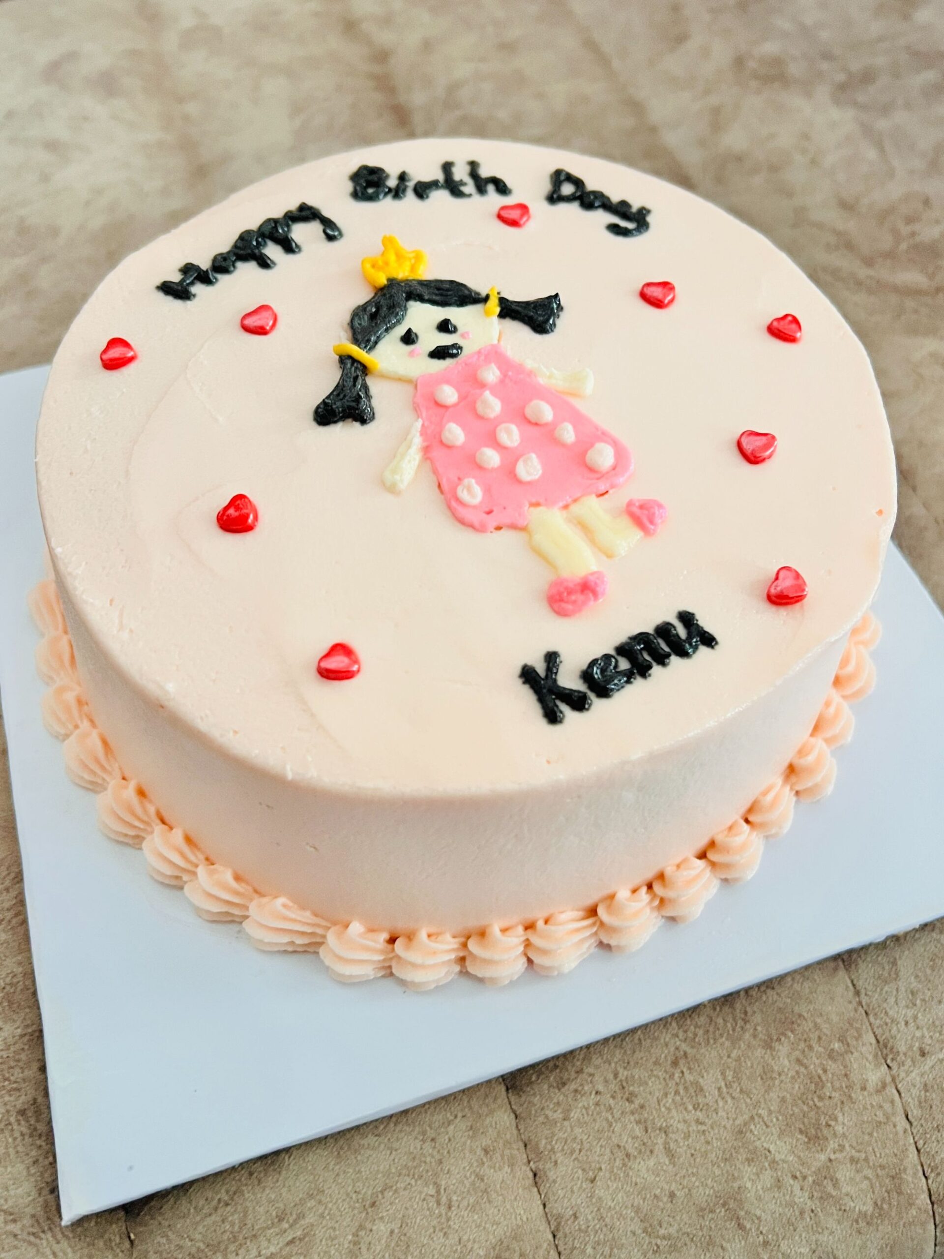 Princess-Themed Birthday Cake - 500g gallery image