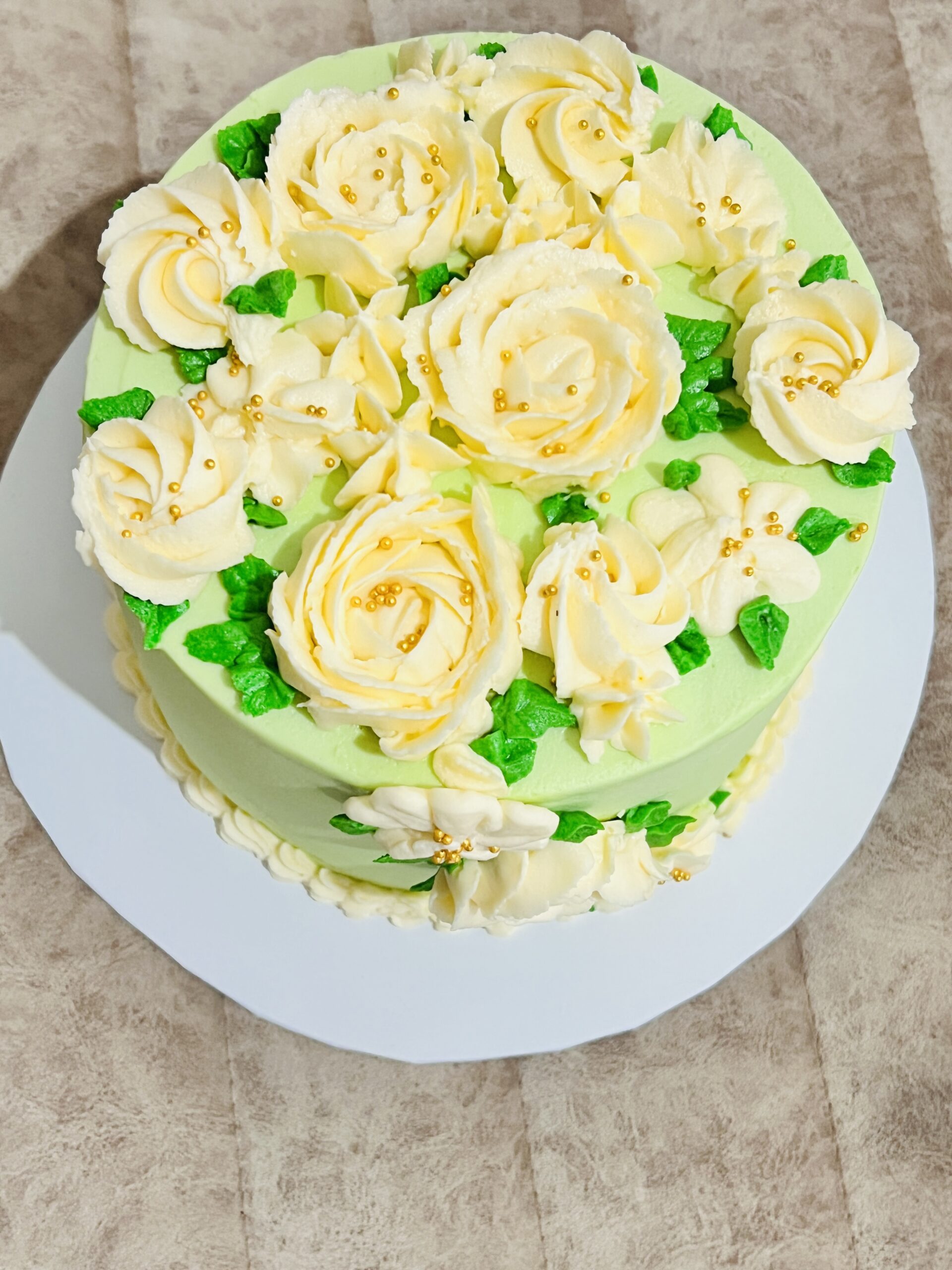 Anniversary Floral Cake — image 6