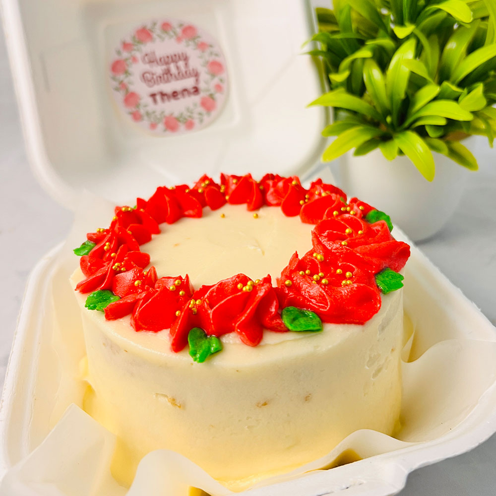 Scarlet Wreath Bento Cake gallery image