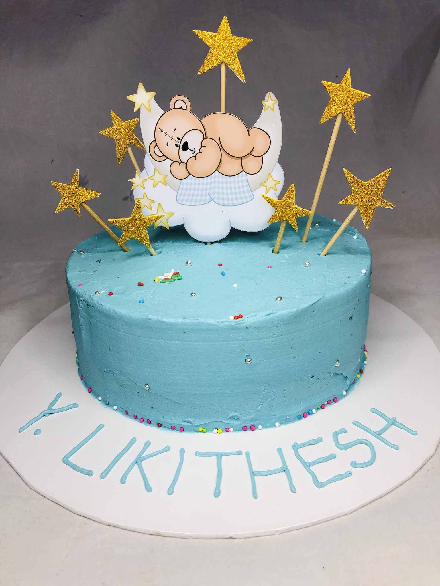 1st Birthday Cake - Sky themed Birthday Cake gallery image