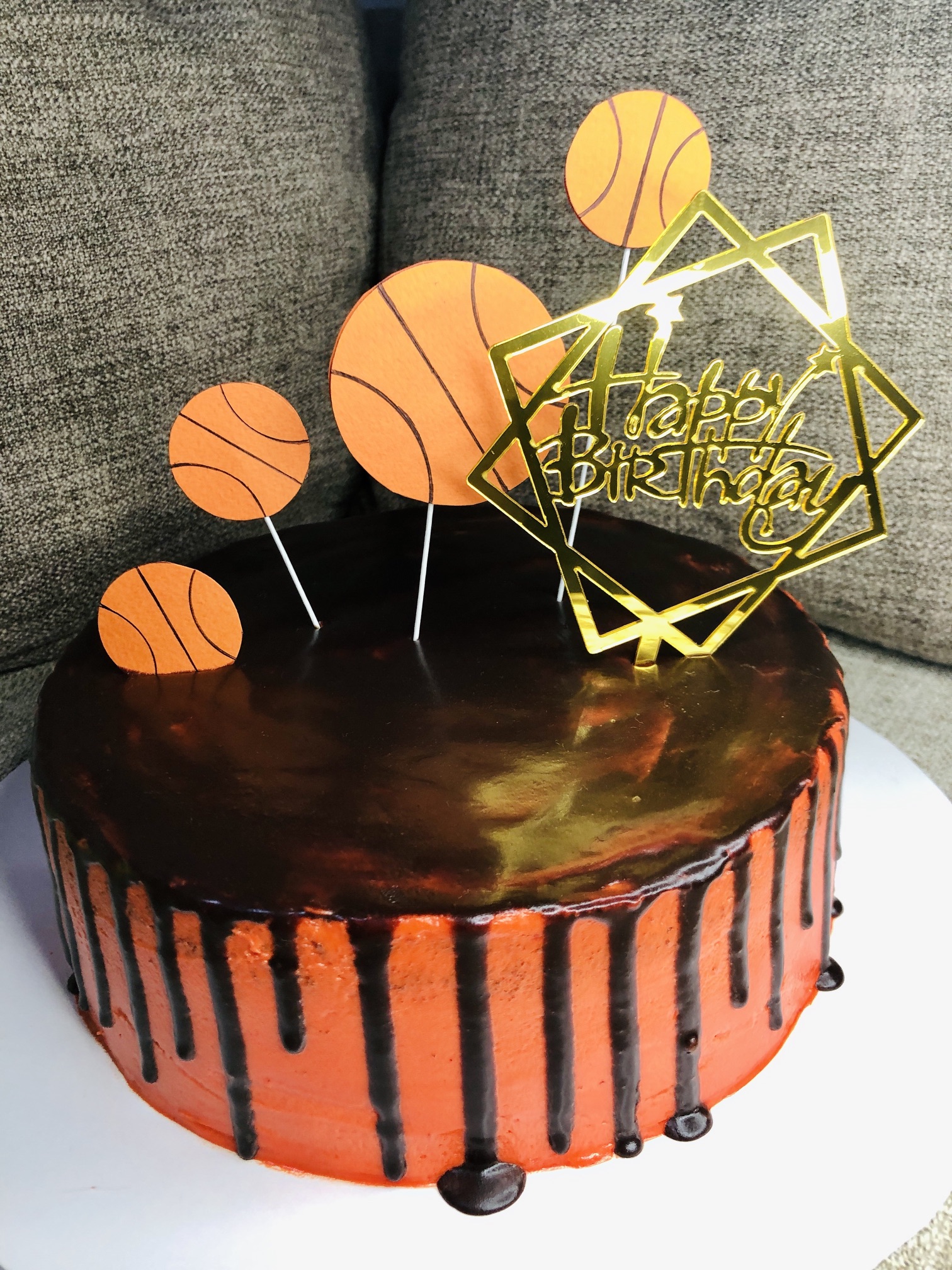 Basketball Themed Cake gallery image