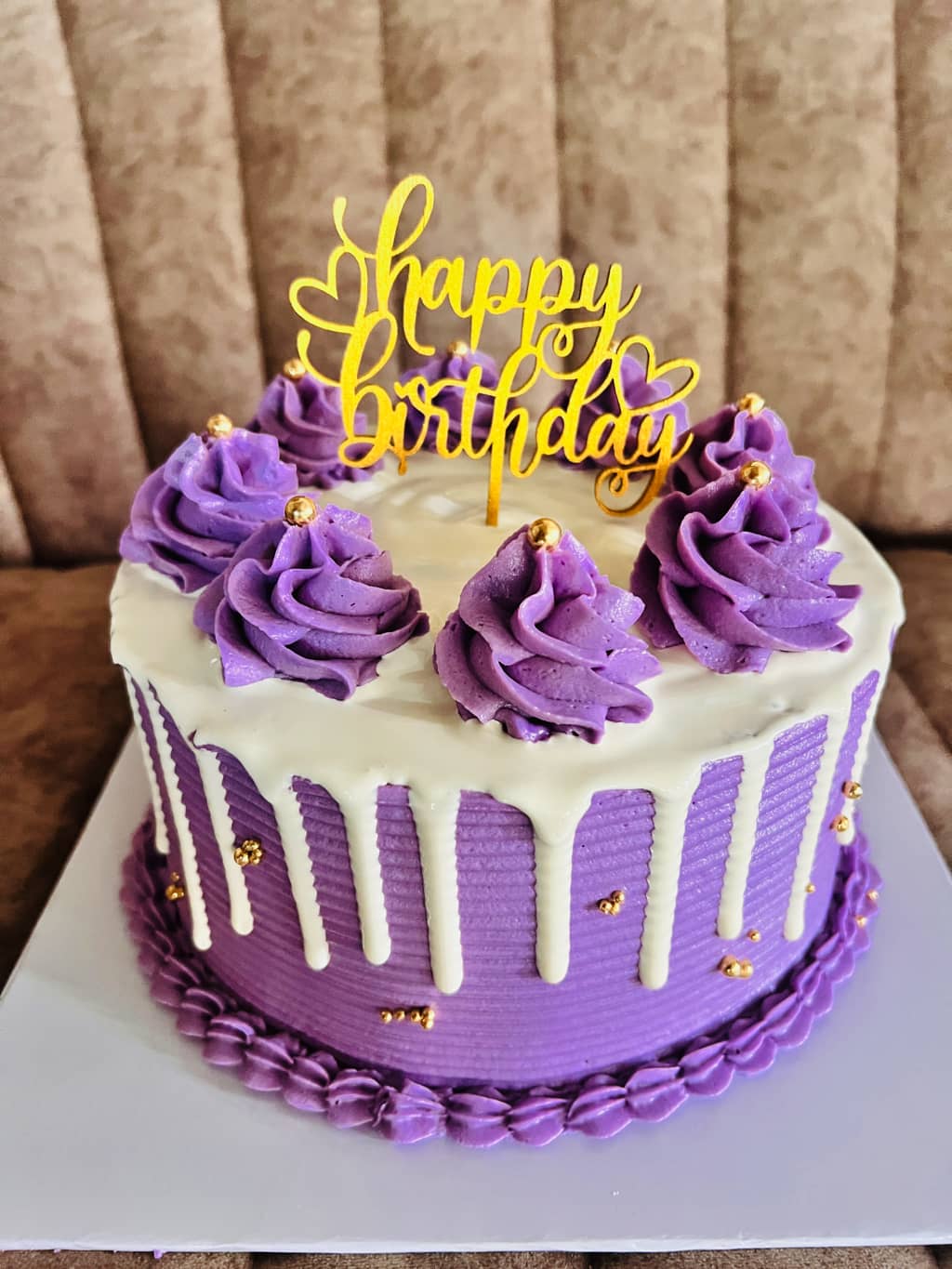 Chocolate Drip Birthday Cake