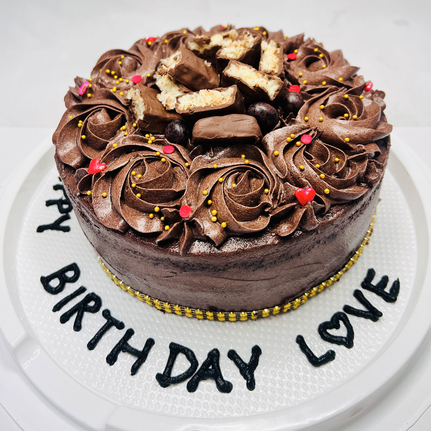 Chocolate Swirl Birthday Cake gallery image