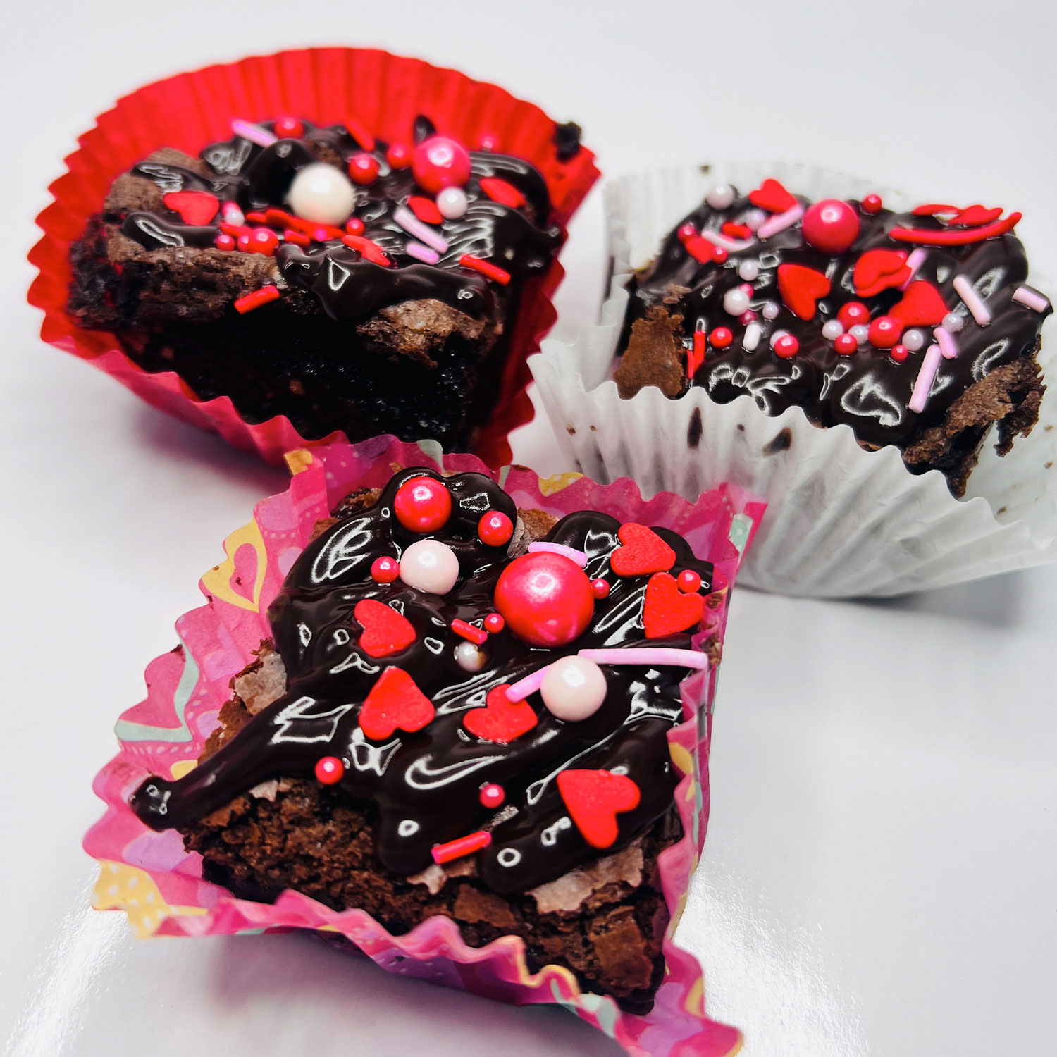 Decadent Sprinkle Brownies 6pcs Pack - Rich Chocolate Treats with Colorful Sprinkles gallery image