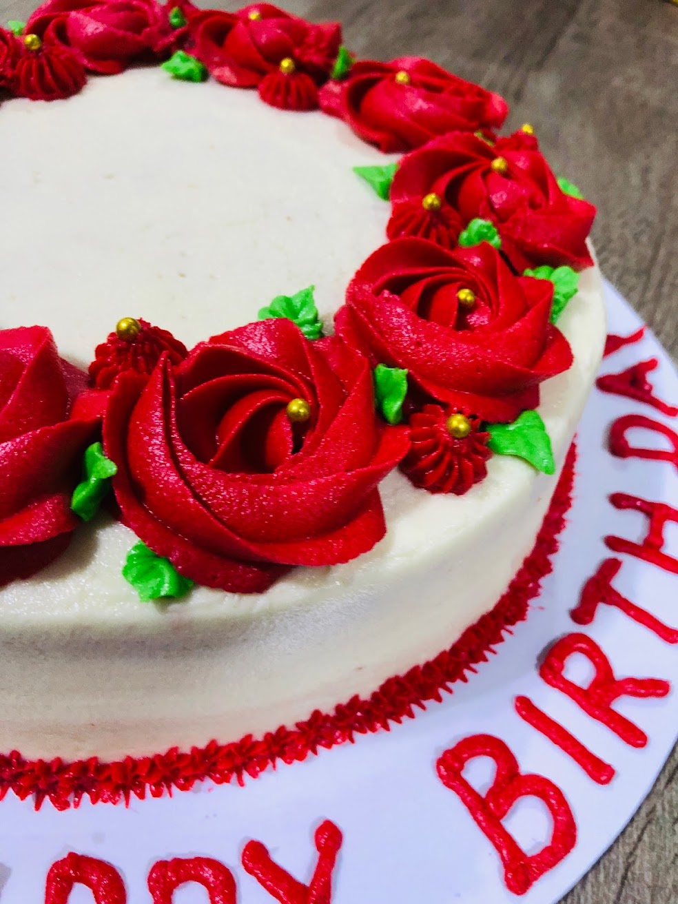 Red Rose Birthday Cake gallery image
