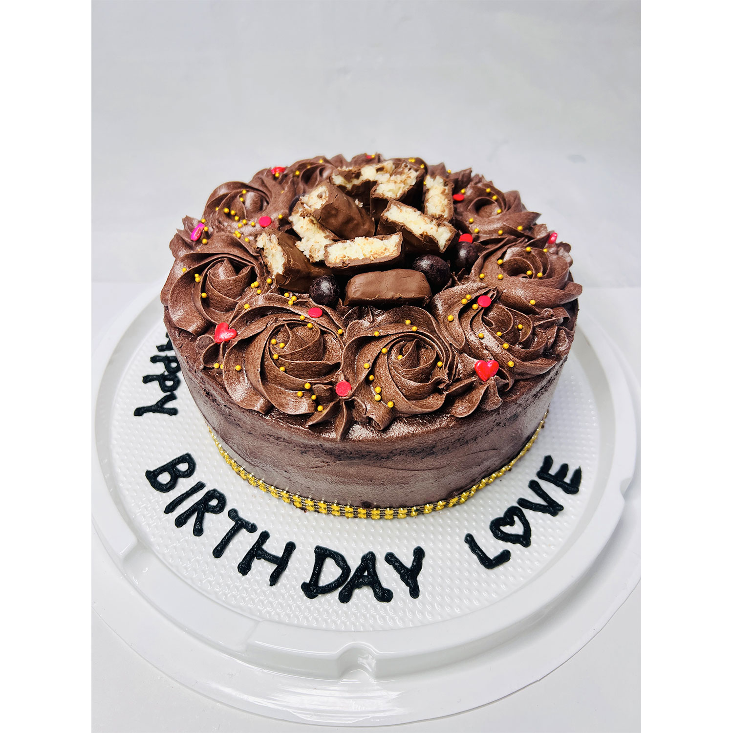Chocolate Swirl Birthday Cake gallery image